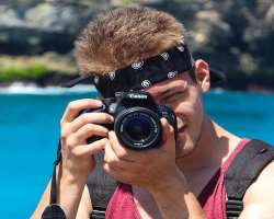 Alongside modeling, he is also interested in photography.